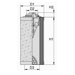 Filtre Séparateur, Déshuileur (532000508, 0532000508, 532140159, 0532140159)