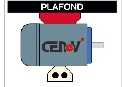 moteur électrique schéma fixation-B8