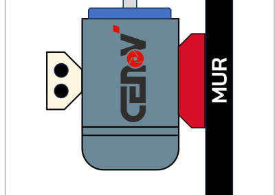 moteur électrique schéma fixation-V6